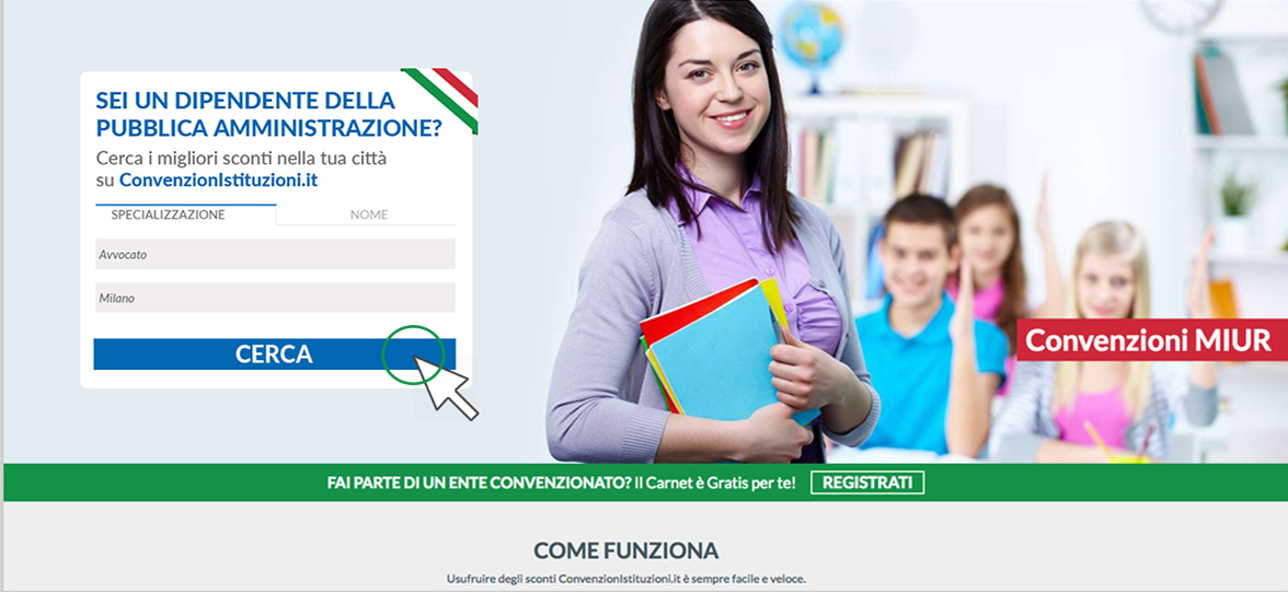Cerca lo sconto desiderato su ConvenzionIstituzioni